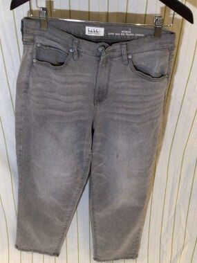 Nicole Miller Women's Cropped Ankle Jeans in Washed Gray